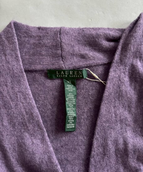 【USED】 Lauren Ralph Lauren Design Knit Cardigan / 260221-004