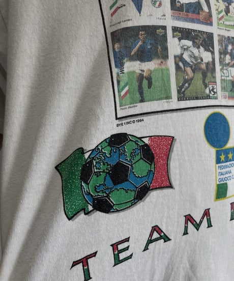 【USED】 '94 World Cup USA Team Italia T-shirt / 220827-019