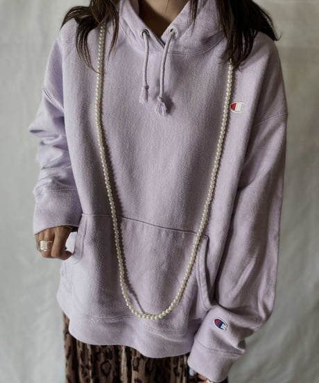 【USED】   Champion Reverse Weave Hoodie②/211007-006