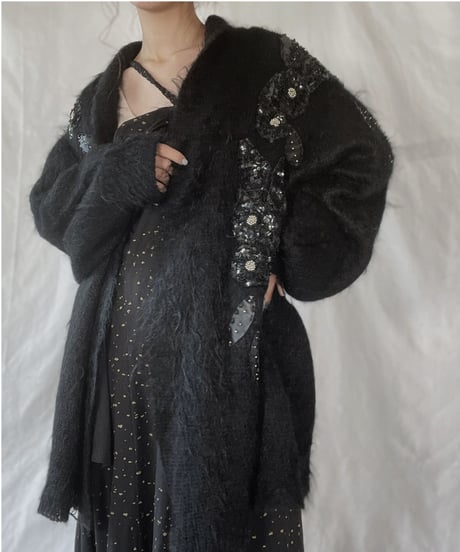 【USED】    Mohair Knit Cardigan/211216-017