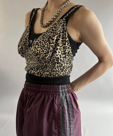 【USED】Leopard Pattered Camisole Top /240907-030