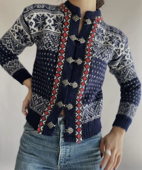 【USED】  Tyrolean Knit Cardigan / 221029-004