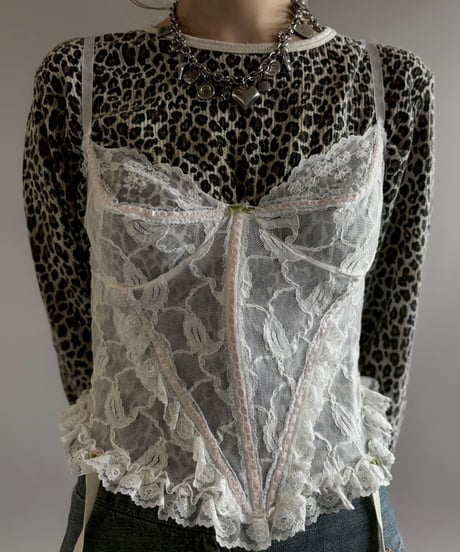 【USED】 Lace Corset Camisole / 260509-012