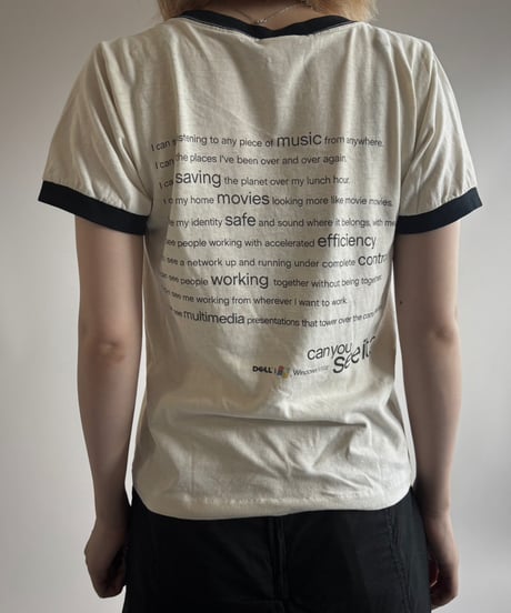 【USED】 RESIZED Anvil Windows Ringer T-Shirt / 250802-007