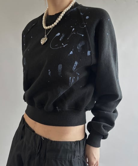 【USED】 Paint Short Sweat / 250925-001