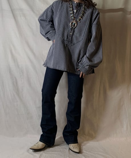 【USED】 Pull Over Fisherman Shirt /210303-017