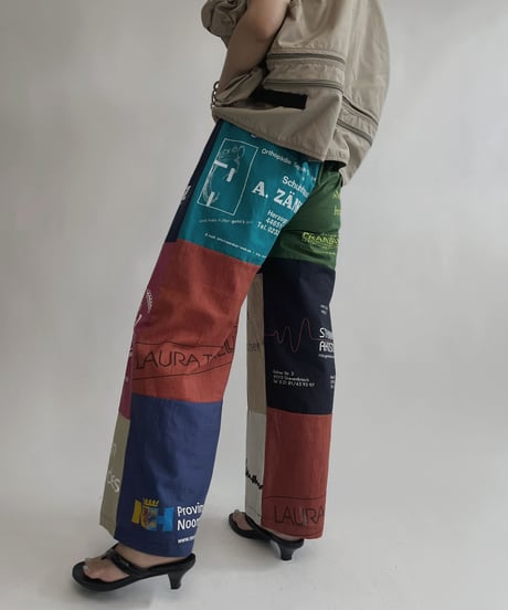 【RE;CIRCLE】 RE Eco-Friendly Bag Pants Navy Blue / 220804-013