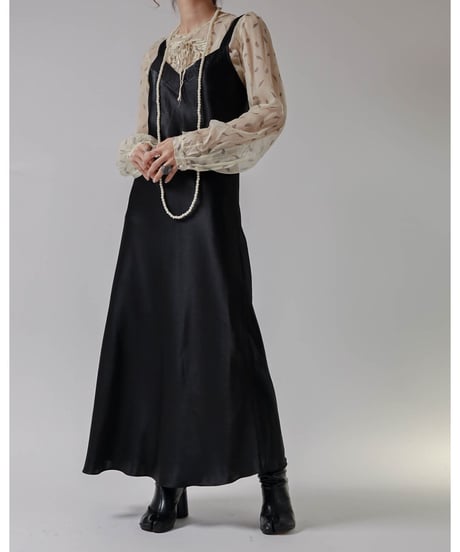 【USED】Satin Camisole Dress / 220324-011