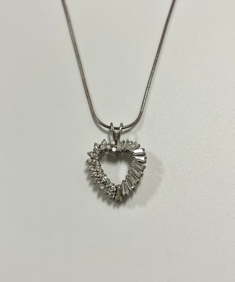 【USED】 Silver925 Heart Necklace /241026-044