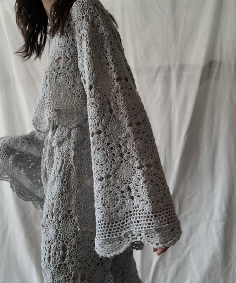 【RE;CIRCLE】 RE Crochet L/S Top①/210611-016