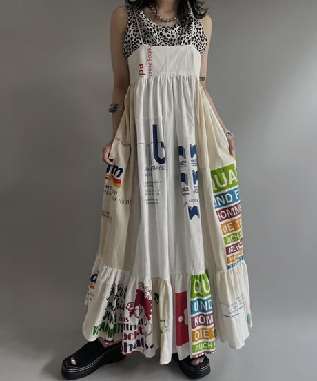 【RE;CIRCLE】RE Eco-Friendly Bag Camisole Long One-piece / 230622-019