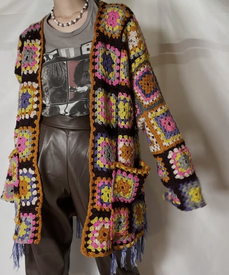 【RE;CIRCLE】 RE Granny Knit L/S Cardigan①/210917-013