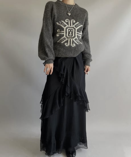 【USED】L/S Nordic Knit Top / 231112-007