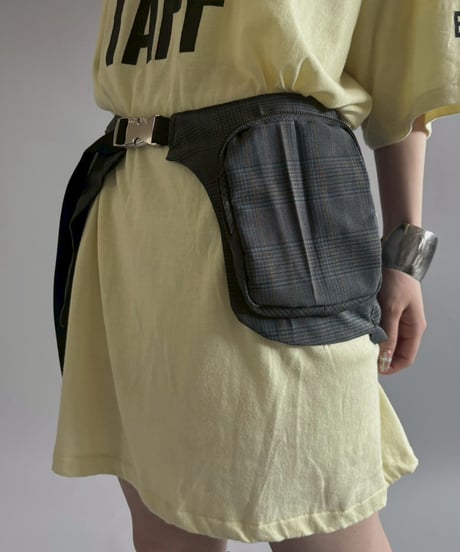 【RE;CIRCLE】 RE Suit Waist Belt Bag / 260615-007