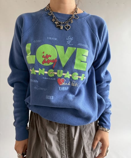 【USED】 MADE in USA LOVE  Sweat Top / 250920-010