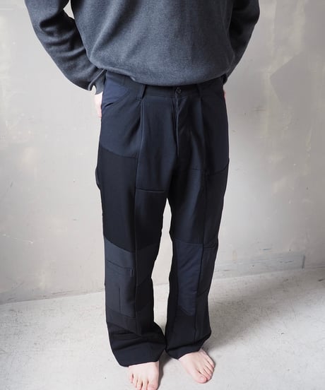 【RE;CIRCLE】 RE Patchwork One Tuck Suits Pants / 240325-011