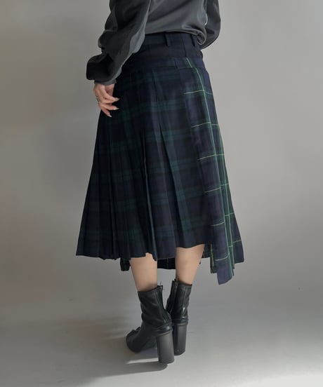 【RE;CIRCLE】 RE Kilt Skirt Long / 250206-006