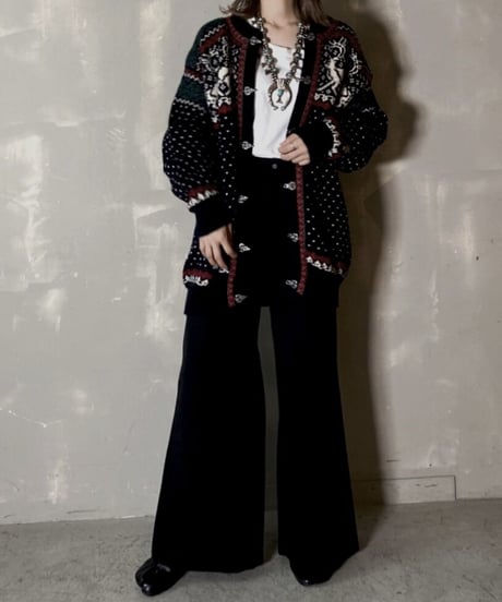 【USED】 Nordic Knit Cardigan / 201120-030