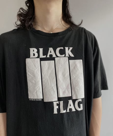 【USED】  Band T-shirt BLACK FLAG /230703-025