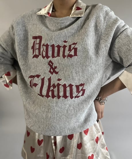【USED】 Made in USA MVP Davis & Elkins L/S Sweat Top /241109-015