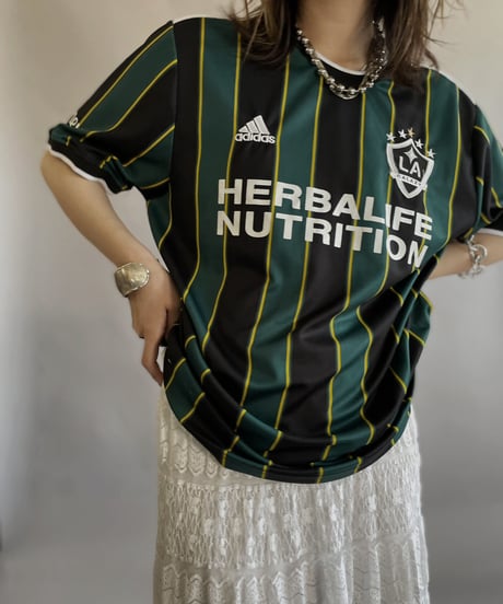 【USED】    adidas LA GALAXY Game Shirt / 230610-019