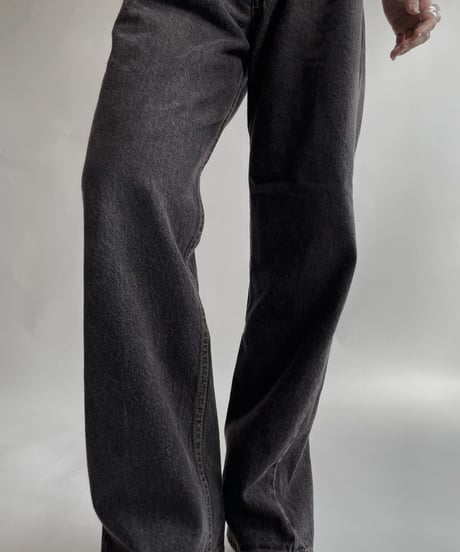 【USED】   Levi's Denim Pants 501 Black / 220416-034
