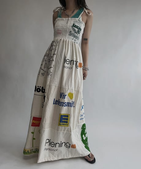【RE;CIRCLE】 RE Eco-Friendly Bag Camisole One-piece / 220804-025
