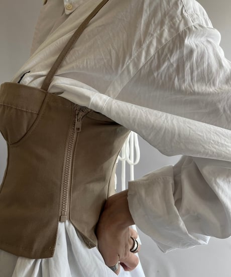 【RE;CIRCLE】 Re Corset Trench /  240926-002