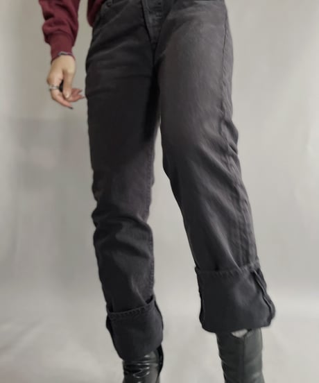 【USED】   Levi's Denim Pants 501 Black / 221203-006