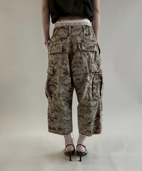 【USED】 Cutoff Military Shorts / 250621-011