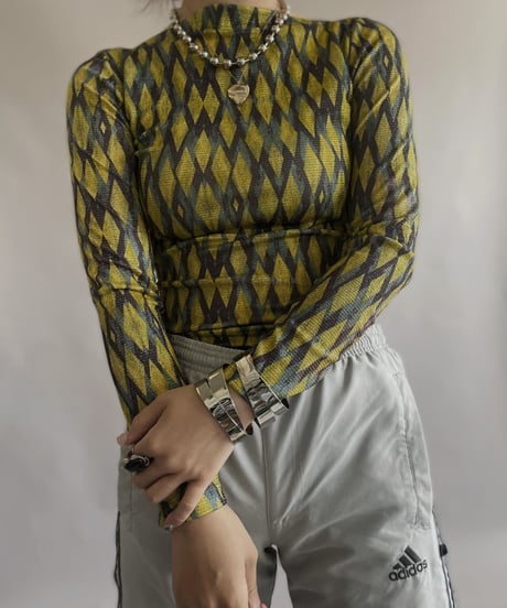 【USED】 L/S  Lame Top   / 230422-025