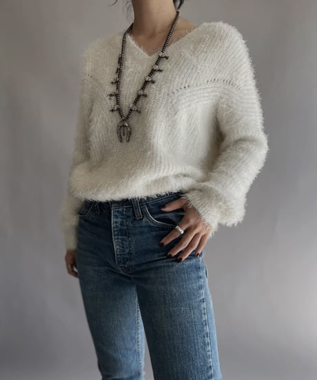 【USED】  Shaggy Knit / 221029-001