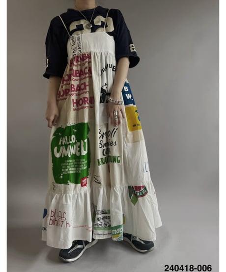 【RE;CIRCLE】RE Eco-Friendly Bag Camisole Long One-piece / 240418