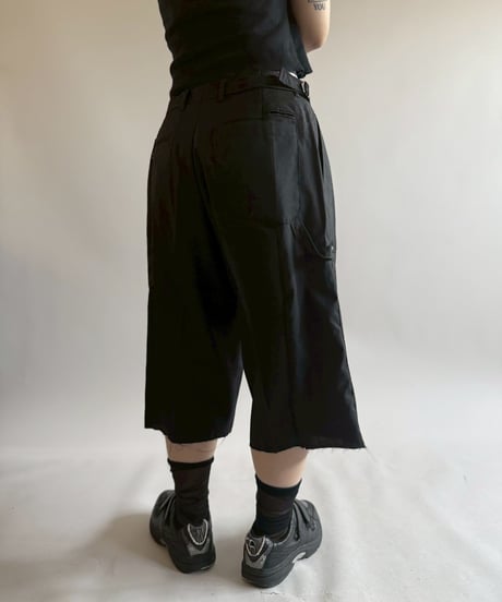 【RE;CIRCLE】 Re Suit Double Knee Shorts / 250612-004