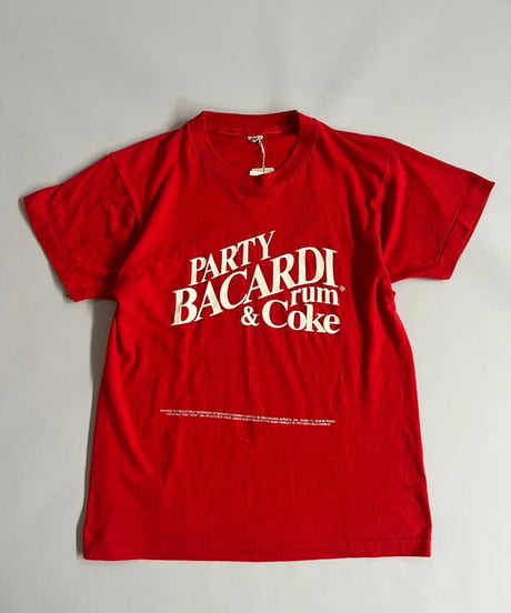 【USED】Made in USA 80's Screen Stars Vest BACARDI T-Shirt /240824-048