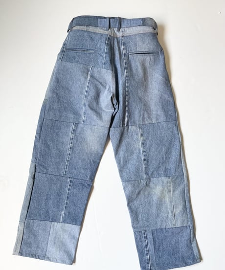 【RE;CIRCLE】 RE Denim PatchWork Pants / 230522-003