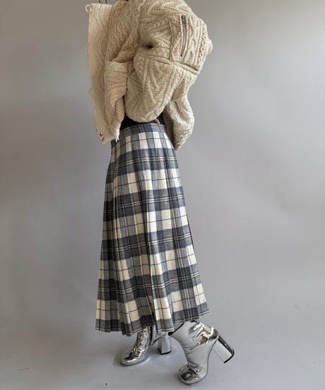 【RE;CIRCLE】 RE Kilt Long Skirt / 250102-015
