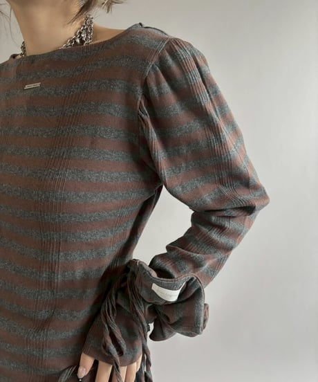 【RE;CIRCLE】 RE Border Top/ 260402-014