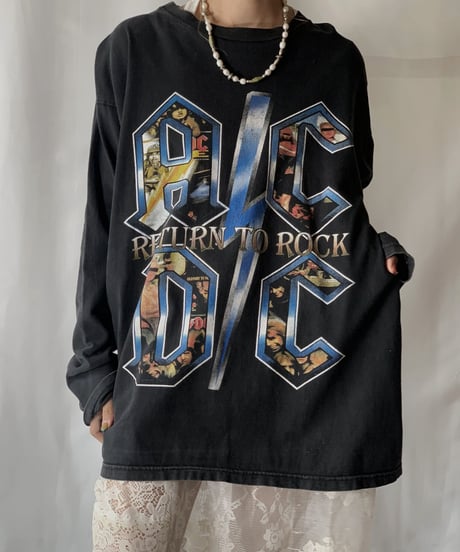 【USED】 S/S T-shirt ACDC/210801-057