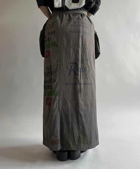 【RE;CIRCLE】RE Eco-Friendly Bag Belt Bag Skirt Glay / 240905-022