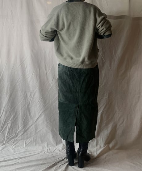 【USED】Acrylic Knit Cardigan/210226-012