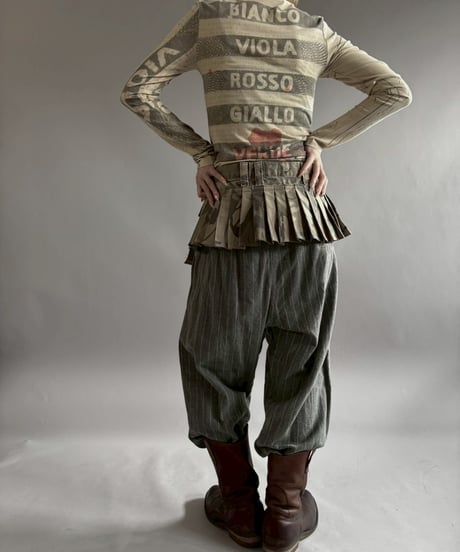 【RE;CIRCLE】 RE  Military Camouflage Wrap Skirt / 260226-005