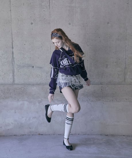 【NEW】Chinatsu Aoyama × UMBRO Leg Warmer Off White /  250315-005