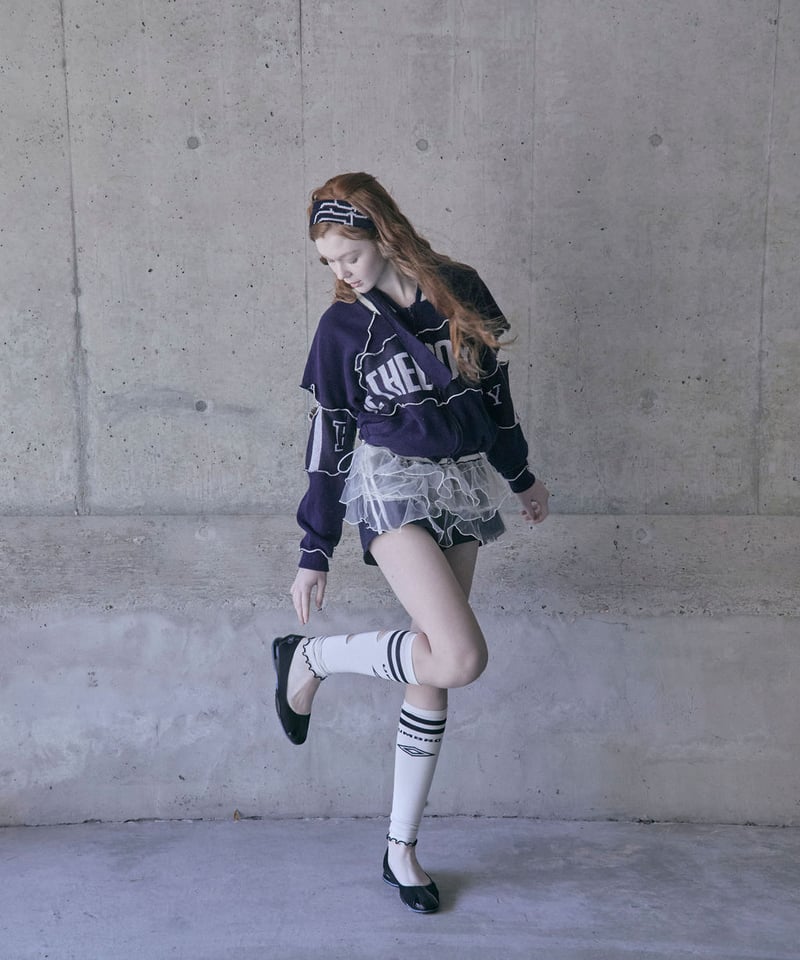 NEW】Chinatsu Aoyama × UMBRO Leg Warmer Off Whi