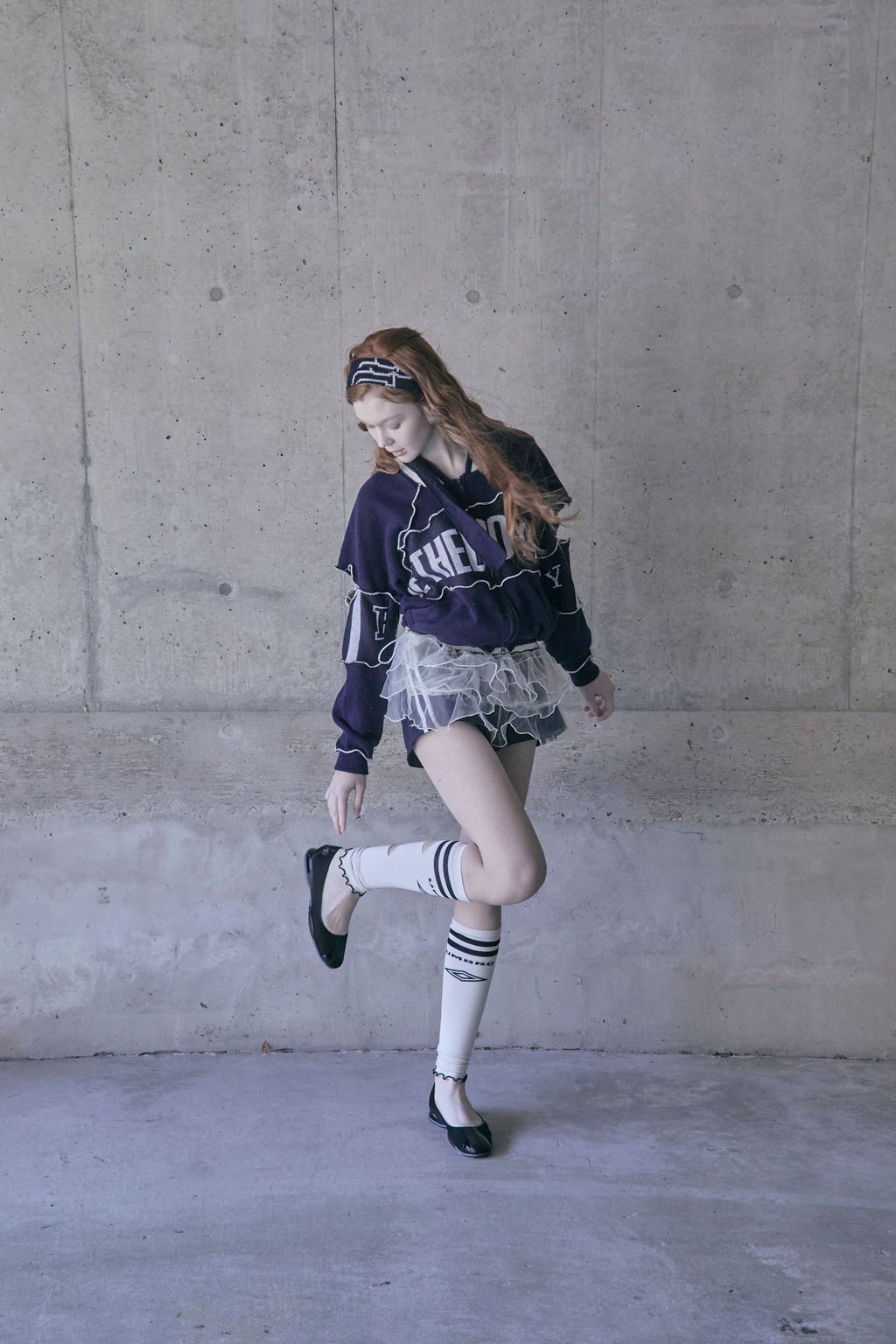 NEW】Chinatsu Aoyama × UMBRO Leg Warmer Off Whi