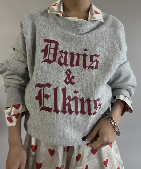 【USED】 Made in USA MVP Davis & Elkins L/S Sweat Top /241109-015