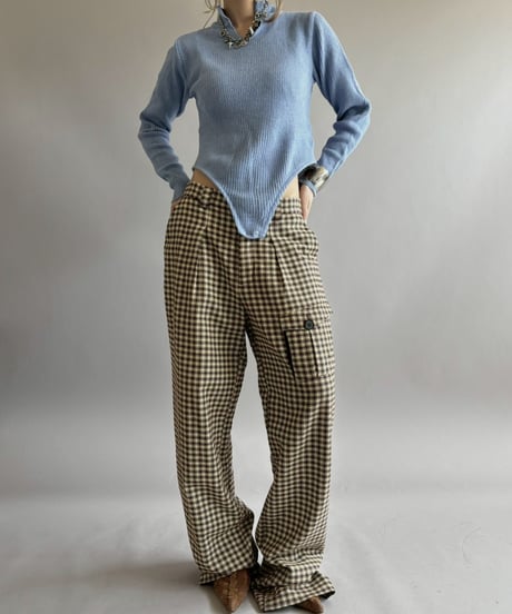 【RE;CIRCLE】 RE Rib Knit Leotard Top / 260416-006