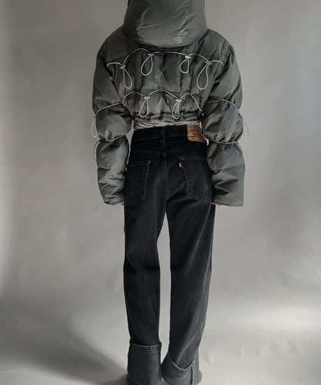 【RE;CIRCLE】 RE Draw Code Short Down Jacket / 230126-014