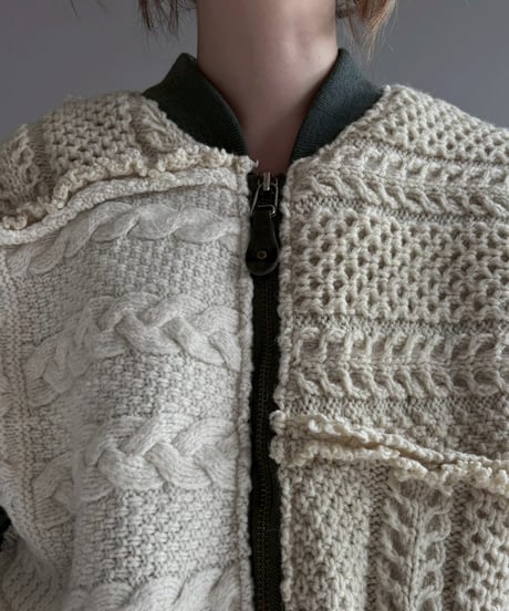【RE;CIRCLE】 RE MA1 × Alan Knit Jacket / 251225-002
