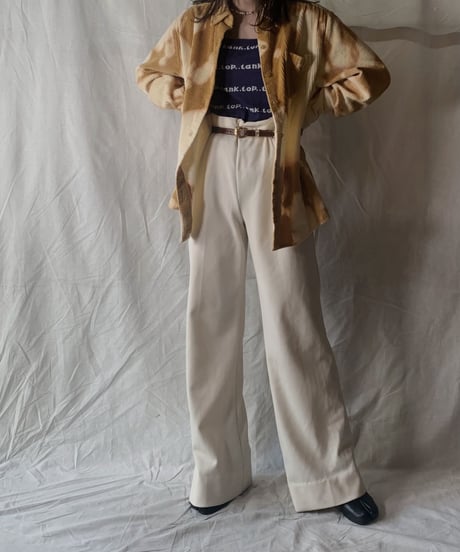 【RE;CIRCLE】Tie Dye Dyeing Corduroy shirt③ /210226-007